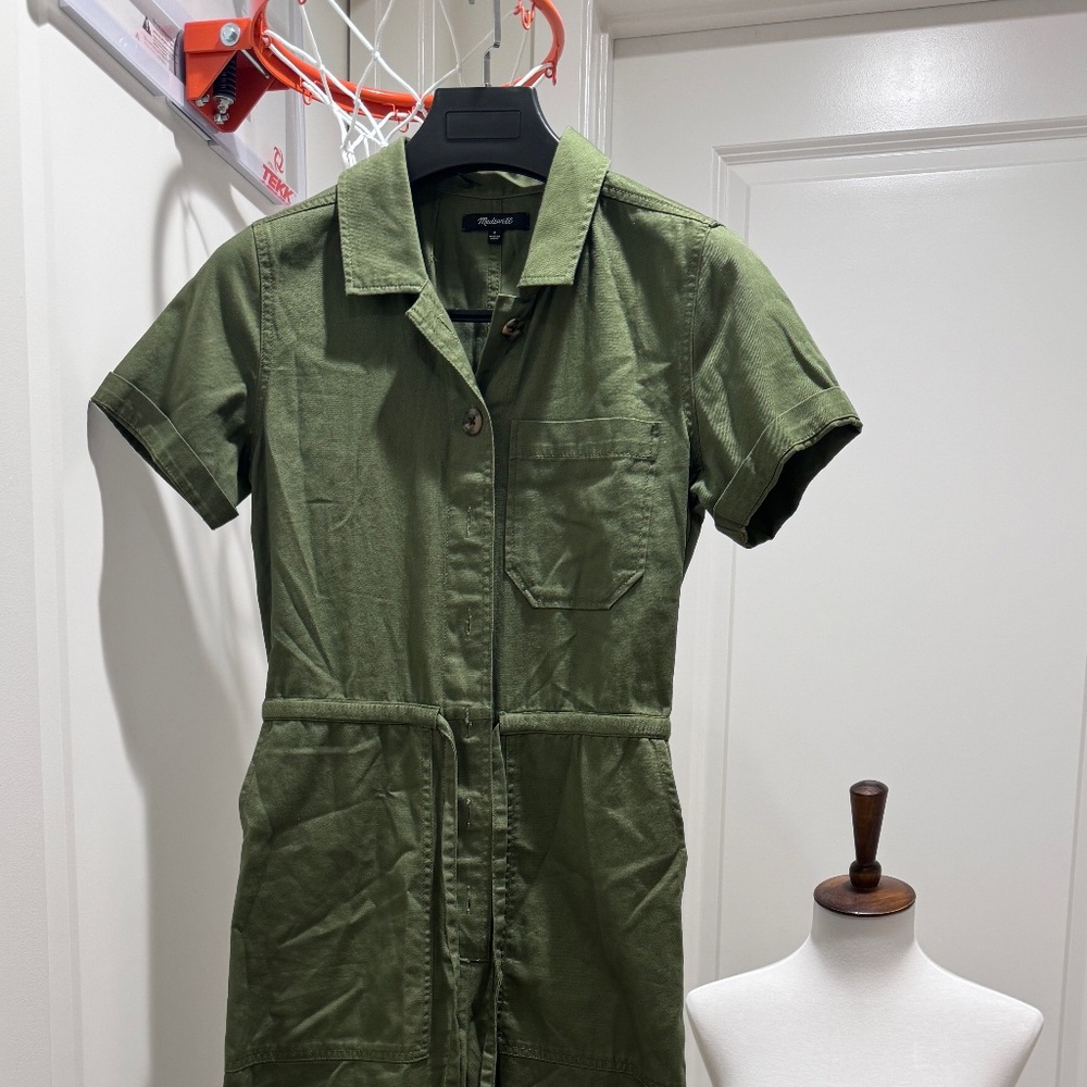 Madewell green jumpsuit - Small